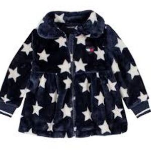 TOMMY HILFIGER | Girls Star Fleece Jacket (18 Mo)